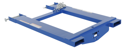 Centerline Dynamics Forklift Attachments Vestil Steel Fork Truck Hook Base 38 In. Length 4,000 Lb. Capacity Blue HOOK-BASE-38