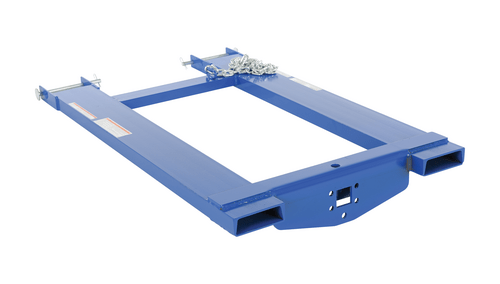 Centerline Dynamics Forklift Attachments Vestil Steel Fork Truck Hook Base 44 In. Length 4,000 Lb. Capacity Blue HOOK-BASE-44