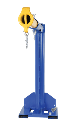 Centerline Dynamics Forklift Attachments Vestil Steel High Rise Telescoping Boom 24 In. Fork Pocket Center 4,000 Lb. Capacity Blue LM-HRT-4-24