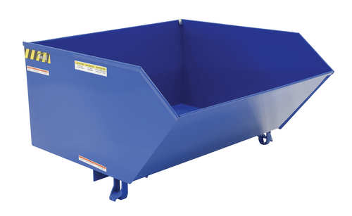 Vestil Steel Light Duty Low Profile Self Dumping Hopper 1 Cubic Yard 2 ...
