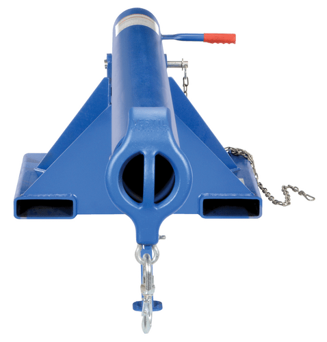 Centerline Dynamics Forklift Attachments Vestil Steel Orbit Non Telescoping Lift Boom 24 In. Fork Pocket Center 6,000 Lb. Capacity Blue LM-OBNT-6-24