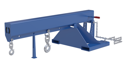 Centerline Dynamics Forklift Attachments Vestil Steel Orbit Non Telescoping Lift Boom 36 In. Fork Pocket Center 8,000 Lb. Capacity Blue LM-OBNT-8-36