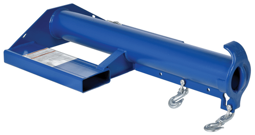 Centerline Dynamics Forklift Attachments Vestil Steel Shorty Non Telescoping Lift Boom 24 In. Fork Pocket Center 4,000 Lb. Capacity Blue LMS-EBNT-40-4