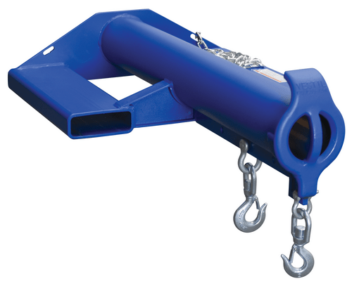 Centerline Dynamics Forklift Attachments Vestil Steel Shorty Non Telescoping Lift Boom 24 In. Fork Pocket Center 6,000 Lb. Capacity Blue LMS-EBNT-40-6