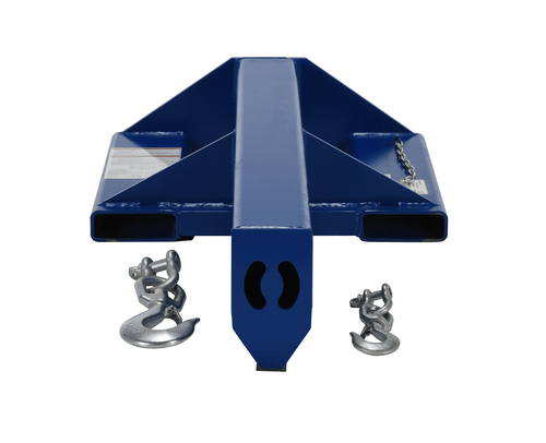 Centerline Dynamics Forklift Attachments Vestil Steel Shorty Non Telescoping Lift Boom 24 In. Fork Pocket Center 8,000 Lb. Capacity Blue LMS-EBNT-40-8