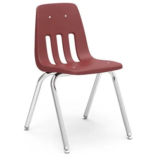 Centerline Dynamics Furniture & Decor 9018 Classic Series™ Classroom Chair - Burgundy Vented Back - Pkg Qty 4