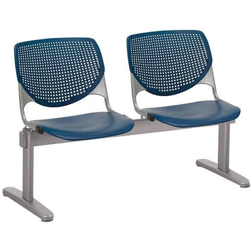 Centerline Dynamics Furniture & Decor Beam Seating Guest Chairs - 2 Seater - Navy