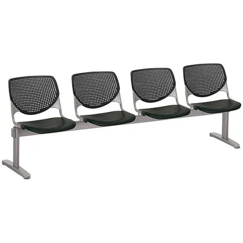 Centerline Dynamics Furniture & Decor Beam Seating Guest Chairs - 4 Seater - Black