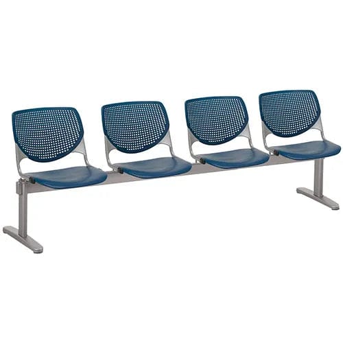 Centerline Dynamics Furniture & Decor Beam Seating Guest Chairs - 4 Seater - Navy