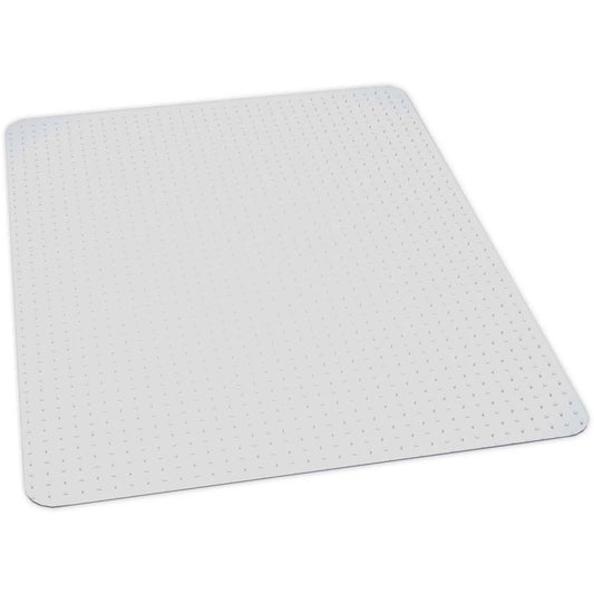 Centerline Dynamics Furniture & Decor Chair Mat for Carpet - Medium Pile - 48" x 96" Rectangle - Clear - Beveled Edge