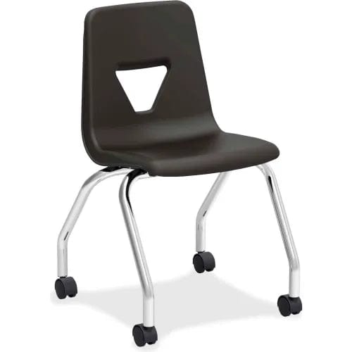 Centerline Dynamics Furniture & Decor Classroom Mobile Chair - Polypropylene - Black - 2/PK