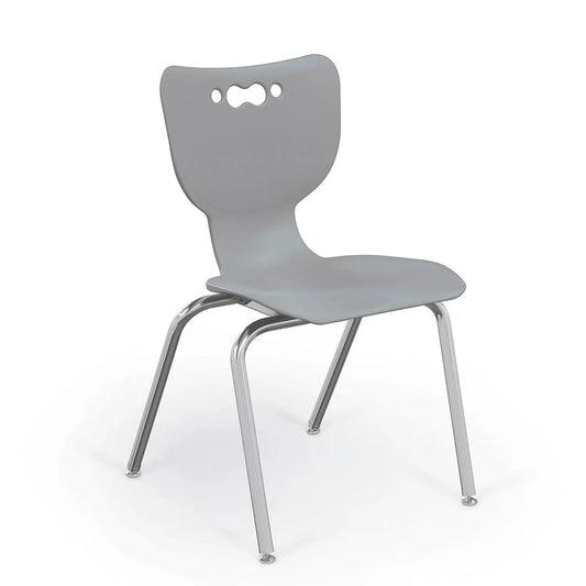 Centerline Dynamics Furniture & Decor Hierarchy 18" Plastic Classroom Chair - Gray