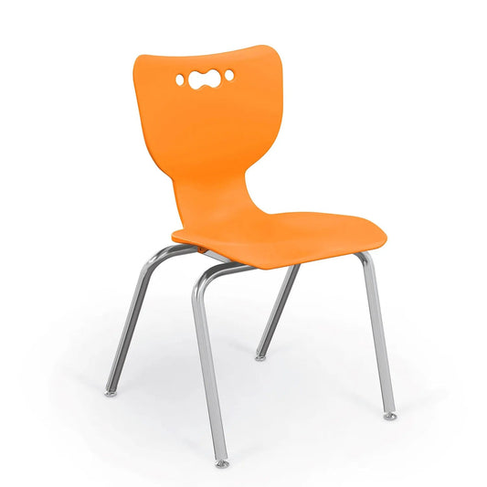 Centerline Dynamics Furniture & Decor Hierarchy 18" Plastic Classroom Chair - Orange