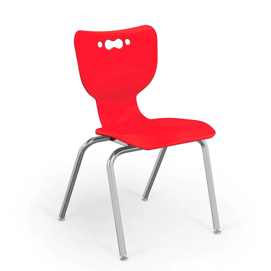 Centerline Dynamics Furniture & Decor Hierarchy 18" Plastic Classroom Chair - Red