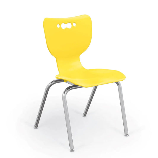 Centerline Dynamics Furniture & Decor Hierarchy 18" Plastic Classroom Chair - Yellow