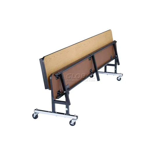 Centerline Dynamics Furniture & Decor Mobile Convertible Bench Unit, Particleboard,72"Lx29"W, Light Oak