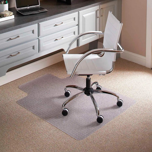 Centerline Dynamics Furniture & Decor Office Chair Mat for Carpet - 36"W x 48"L w/20" x 10" Lip - Straight Edge- Ind. Pkg