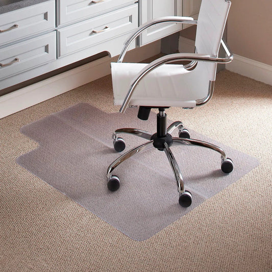 Centerline Dynamics Furniture & Decor Office Chair Mat for Carpet - 36"W x 48"L with 20" x 10" Lip - Straight Edge