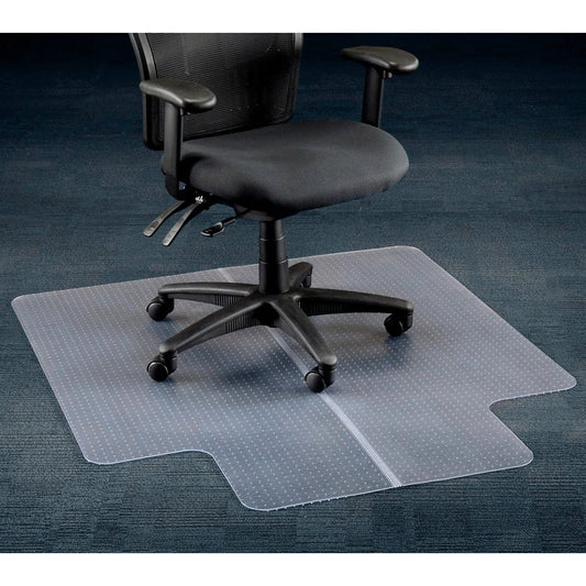 Centerline Dynamics Furniture & Decor Office Chair Mat for Carpet - 45"W x 53"L with 25" x 12" Lip - Straight Edge