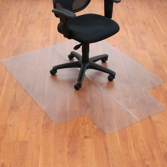 Centerline Dynamics Furniture & Decor Office Chair Mat for Hard Floor - 46"W x 60"L with 25" x 12" Lip - Straight Edge