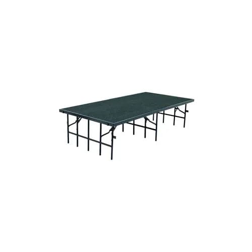 Centerline Dynamics Furniture & Decor Portable Stage with Carpet - 96"L x 48"W x 32"H - Grey