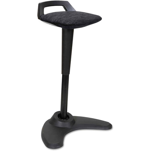 Centerline Dynamics Furniture & Decor Sit-Stand Perch Stool - Black with Black Base - AdaptivErgo Series