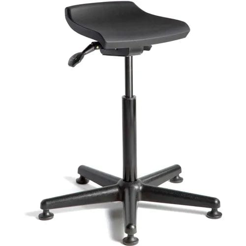 Centerline Dynamics Furniture & Decor Sit Stand Stool Deluxe D3505 - Polyurethane - Black