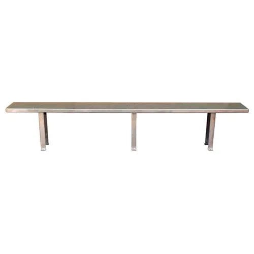 Centerline Dynamics Furniture & Decor Stainless Steel Bench BH101003, 96"W x 12"D x 18"H