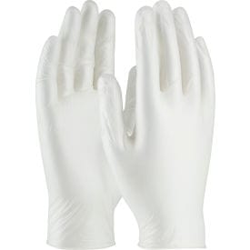 Centerline Dynamics Gloves Ambi-dex Disposable Vinyl Gloves, Powder Free, M, 1000/Case, Regular Industrial Grade