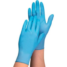 Centerline Dynamics Gloves Honeywell Safety Exam Nitrile Disposable Gloves, Fentanyl Tested, 3.5 Mil, Large, Blue, 100/Box