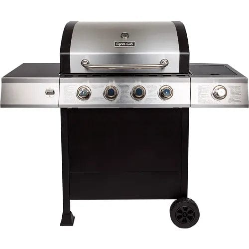 Centerline Dynamics Grills & Smokers 4 Burner Open Cart Propane Gas Grill