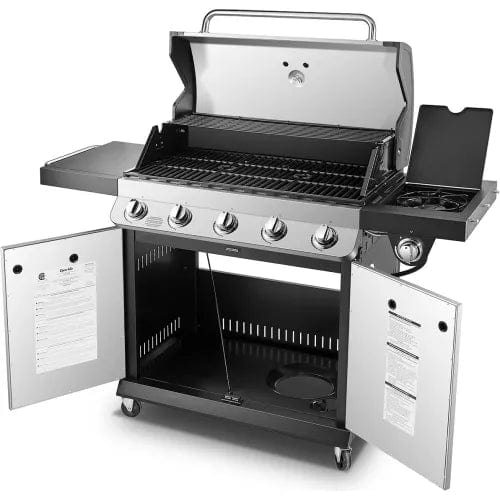 Centerline Dynamics Grills & Smokers Premier 5 Burner Propane Gas Grill - Stainless Steel