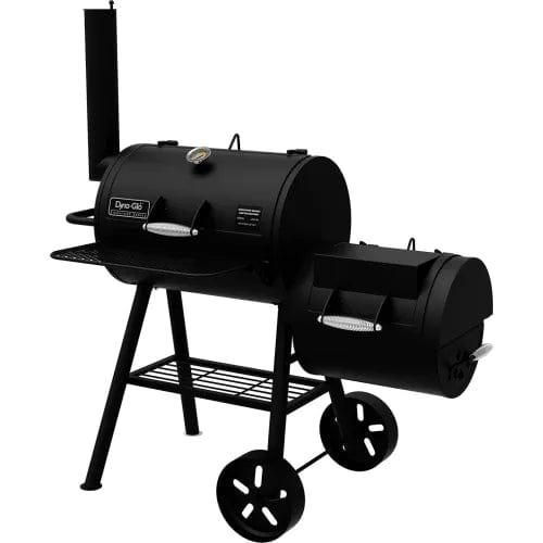 Centerline Dynamics Grills & Smokers Signature Series Barrel Charcoal Grill & Side Firebox