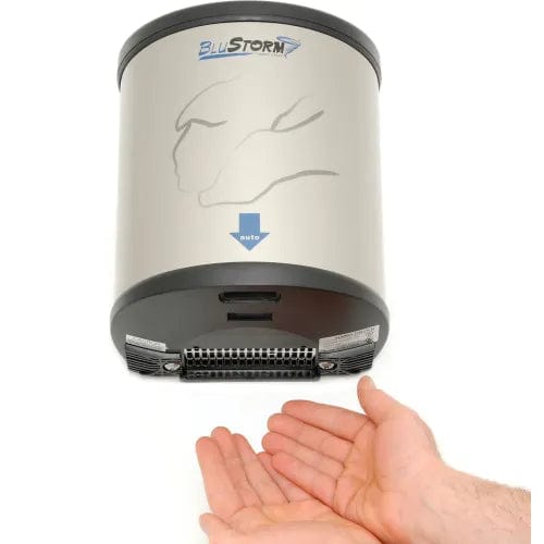 Centerline Dynamics Hand Dryers BluStorm® Automatic Hand Dryer, Black/Gray Steel, 120V