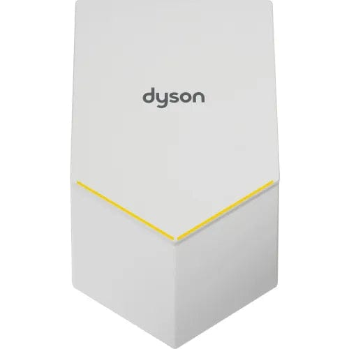 Centerline Dynamics Hand Dryers Dyson Airblade® HU02 Automatic V Hand Dryer W/HEPA Filter, ADA Compliant, White, 110-127V