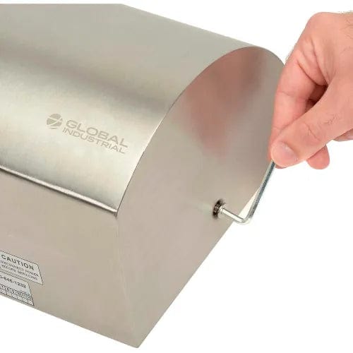 Centerline Dynamics Hand Dryers Global Industrial™ High Velocity Automatic Hand Dryer, Brushed Stainless Steel, 120V