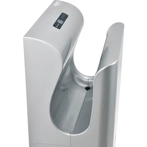 Centerline Dynamics Hand Dryers Global Industrial™ High Velocity Vertical Automatic Hand Dyer W/ HEPA Filter, Silver, 110-120V