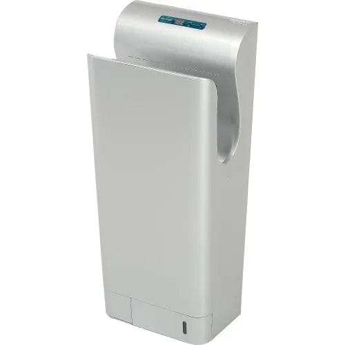 Centerline Dynamics Hand Dryers Global Industrial™ High Velocity Vertical Automatic Hand Dyer W/ HEPA Filter, Silver, 110-120V