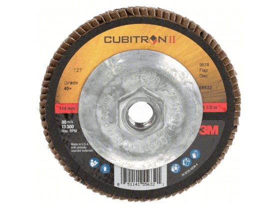 Centerline Dynamics Hardware > Tools > Grinding & Polishing Tools 3M 4 1/2 x 5/8-11 Flap Wheel 40 Grit