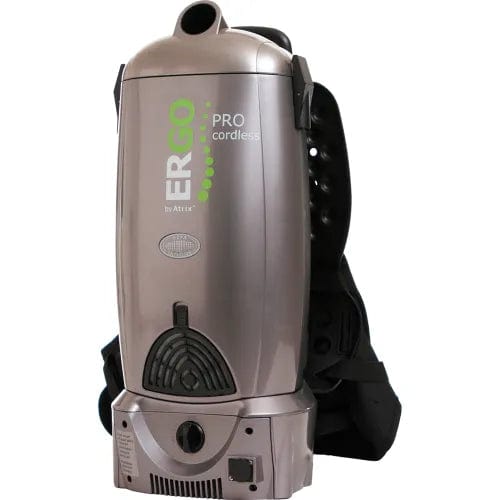 Centerline Dynamics Janitorial & Facility Maintenance Ergo Pro Cordless Backpack Vacuum, 2 Gallon Cap.