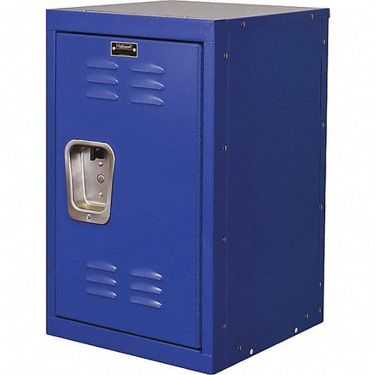 Centerline Dynamics Kid Lockers Blue Hallowell Kid Mini Locker, 15"W x 15"D x 24"H Single Tier, 1-Wide, Knock-Down