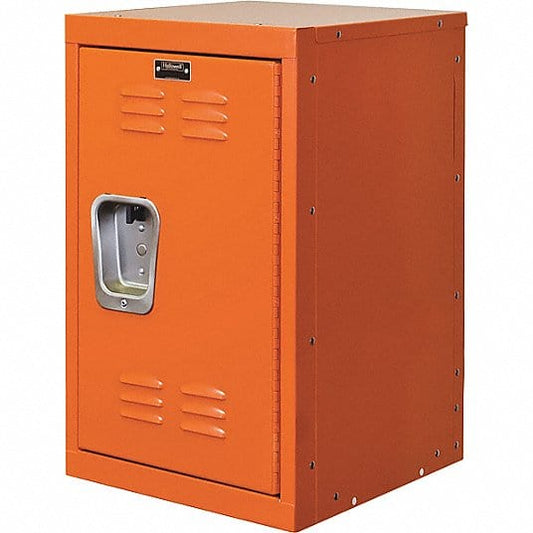 Centerline Dynamics Kid Lockers Orange Hallowell Kid Mini Locker, 15"W x 15"D x 24"H Single Tier, 1-Wide, Knock-Down