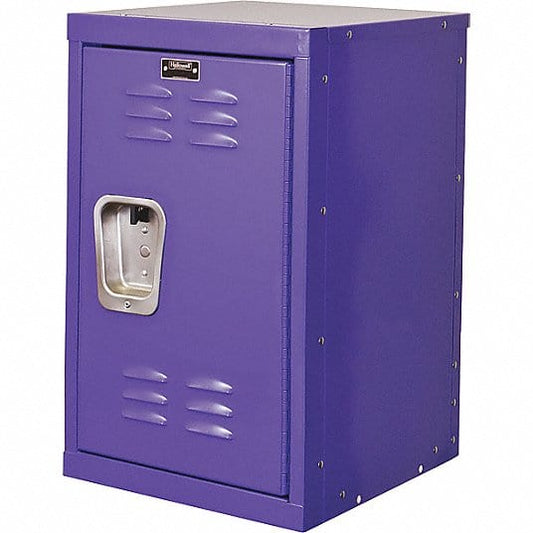 Centerline Dynamics Kid Lockers Purple Hallowell Kid Mini Locker, 15"W x 15"D x 24"H Single Tier, 1-Wide, Knock-Down