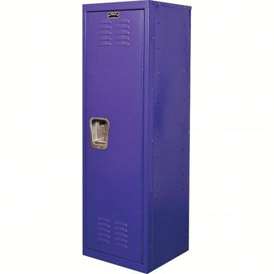 Centerline Dynamics Kid Teen Lockers Purple Hallowell Kid Locker, 15"W x 15"D x 48"H Single Tier, 1-Wide, Knock-Down