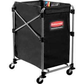 Centerline Dynamics Laundry Carts Rubbermaid® 1881749 4 Bushel Capacity X-Cart Collapsible Bulk Truck