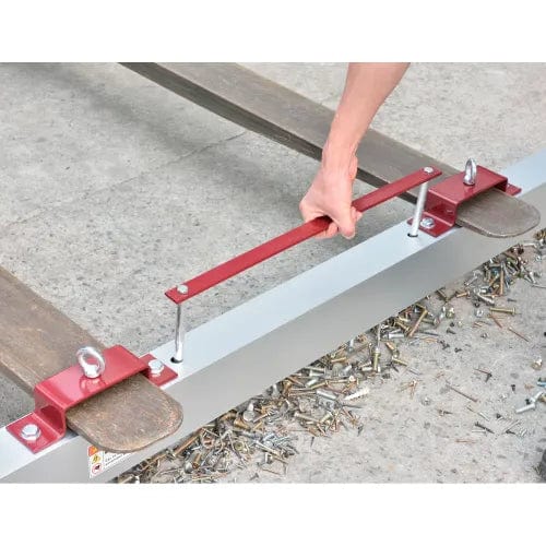 Centerline Dynamics Magnetic Sweepers Hang-Type Magnetic Sweeper With Forklift Hanger, 84" Cleaning Width