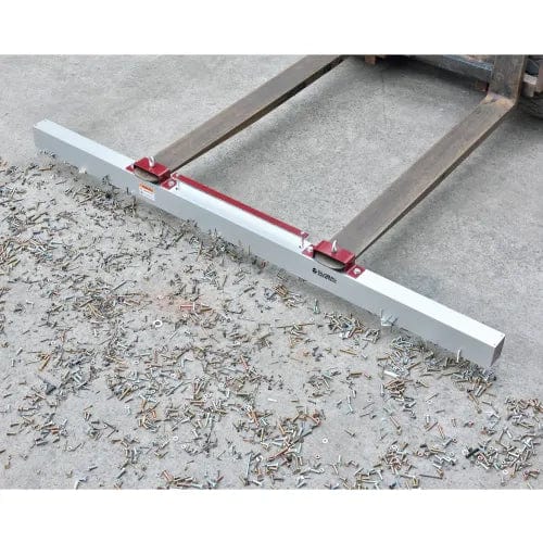 Centerline Dynamics Magnetic Sweepers Hang-Type Magnetic Sweeper With Forklift Hanger, 84" Cleaning Width