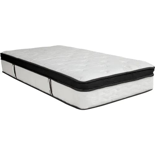 Centerline Dynamics Mattresses Comfortable Sleep 12" Memory Foam and Pocket Spring Mattress in a Box, Twin Size