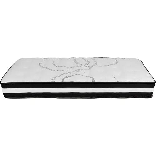 Centerline Dynamics Mattresses Flash Furniture Capri Comfortable Sleep 10" Hybrid Pocket Spring Mattress in a Box, Twin Size