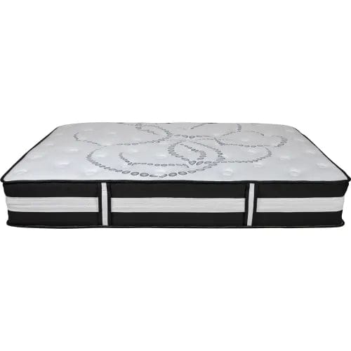 Centerline Dynamics Mattresses High Density Foam and Pocket Spring Mattress in a Box - Full Size